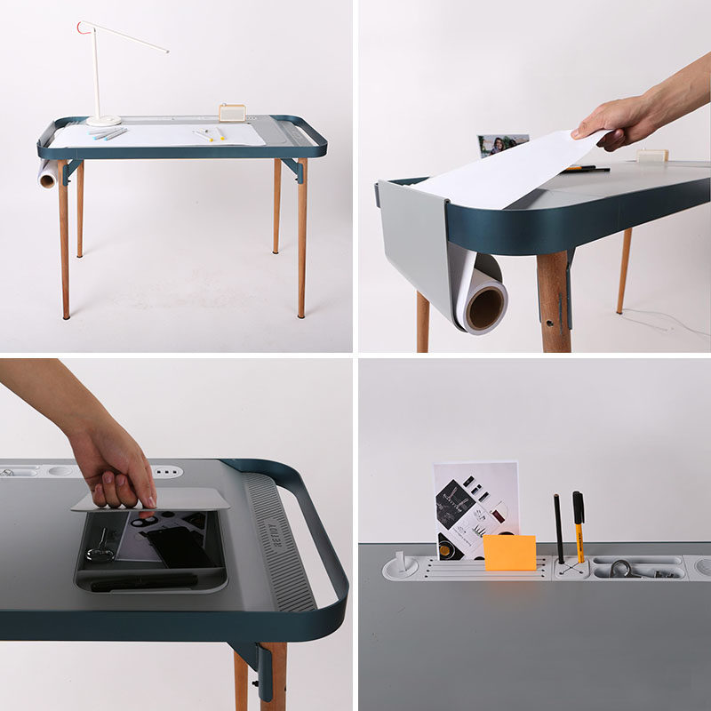 Обладатель награды в области дизайна - модульный рабочий стол от Yuanyuan Yang #ADesignAward
