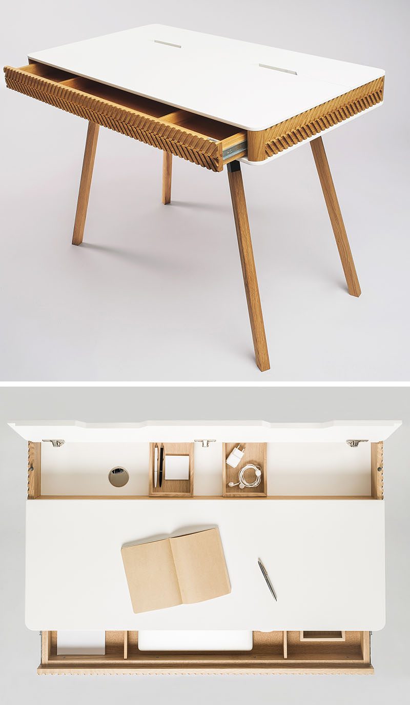 Победитель премии в области дизайна - письменный стол в елочку от Агне Балке #ADesignAward