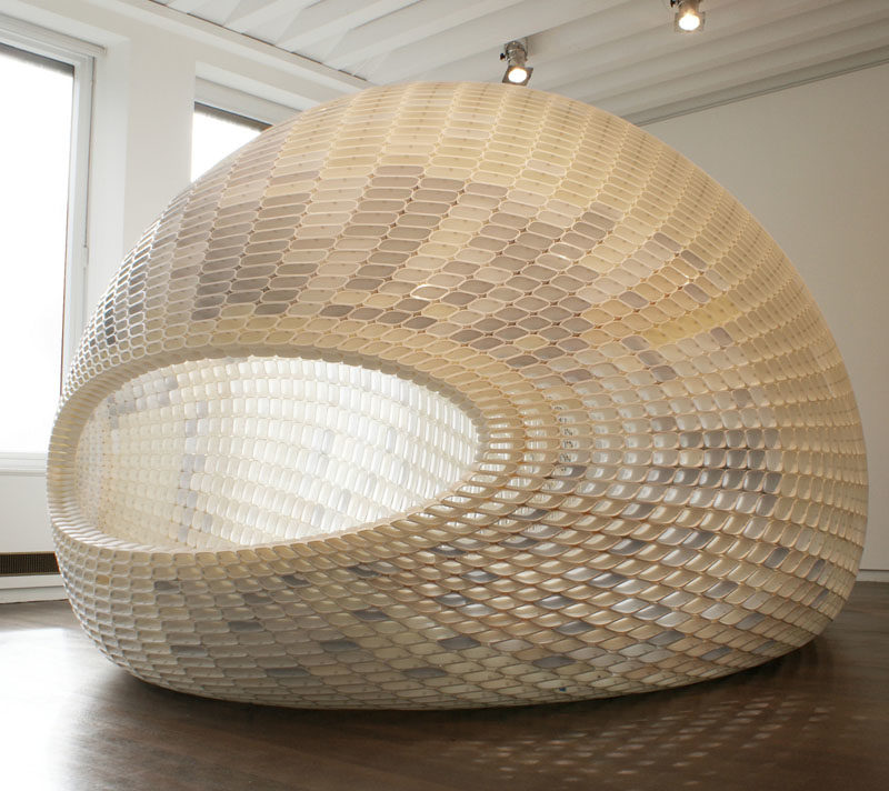Проект EGG Small Pavilion от Михеля ван дер Клея - Премия за дизайн - #Sculpture #Pavilion