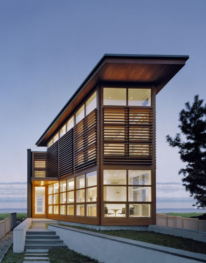 Звуковой дом в Фэрфилде, штат Коннектикут, спроектированный Roger Ferris + Partners.