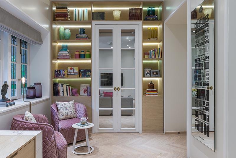 Полки, стеллажи и витрины из лестницы - новые идеи для дизайна и творчества в интерьере дома