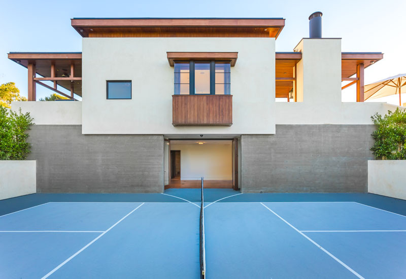  Новый дом из бетона и дерева в Южной Калифорнии 