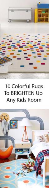 10 ярких ковриков, которые украсят любую детскую комнату
