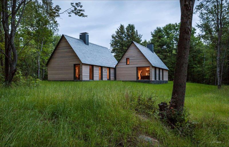 Marlboro Music Cottages от HGA Architects
