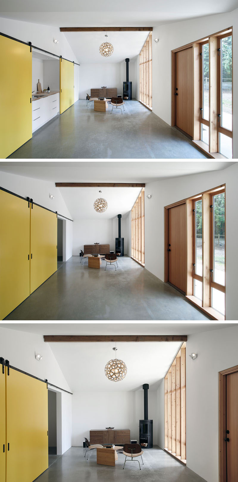 Идеи дизайна интерьера - 5 альтернативных вариантов дверных проемов / раздвижных дверей сарая