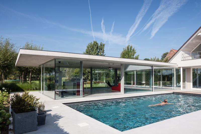 Дом с бассейном F20, автор: Ливен Дежегер