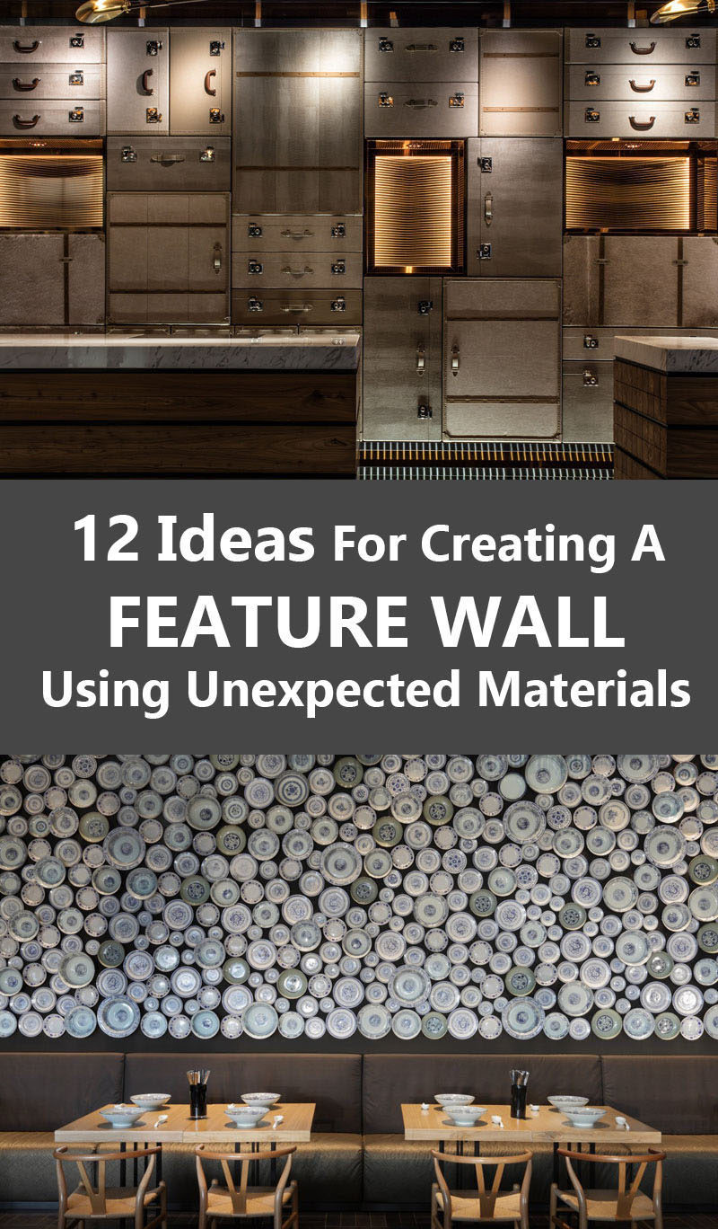 12 идей создания акцентной стены из неожиданных материалов