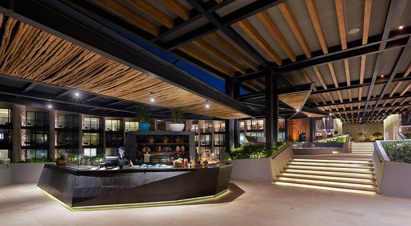 11 фотографий, представляющих творческий подход в дизайне отеля Grand Хаятт в Плайя-дель-Кармен 