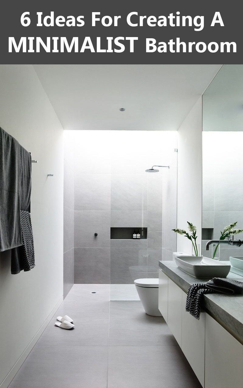 6 идей для создания минималистичной ванной комнаты