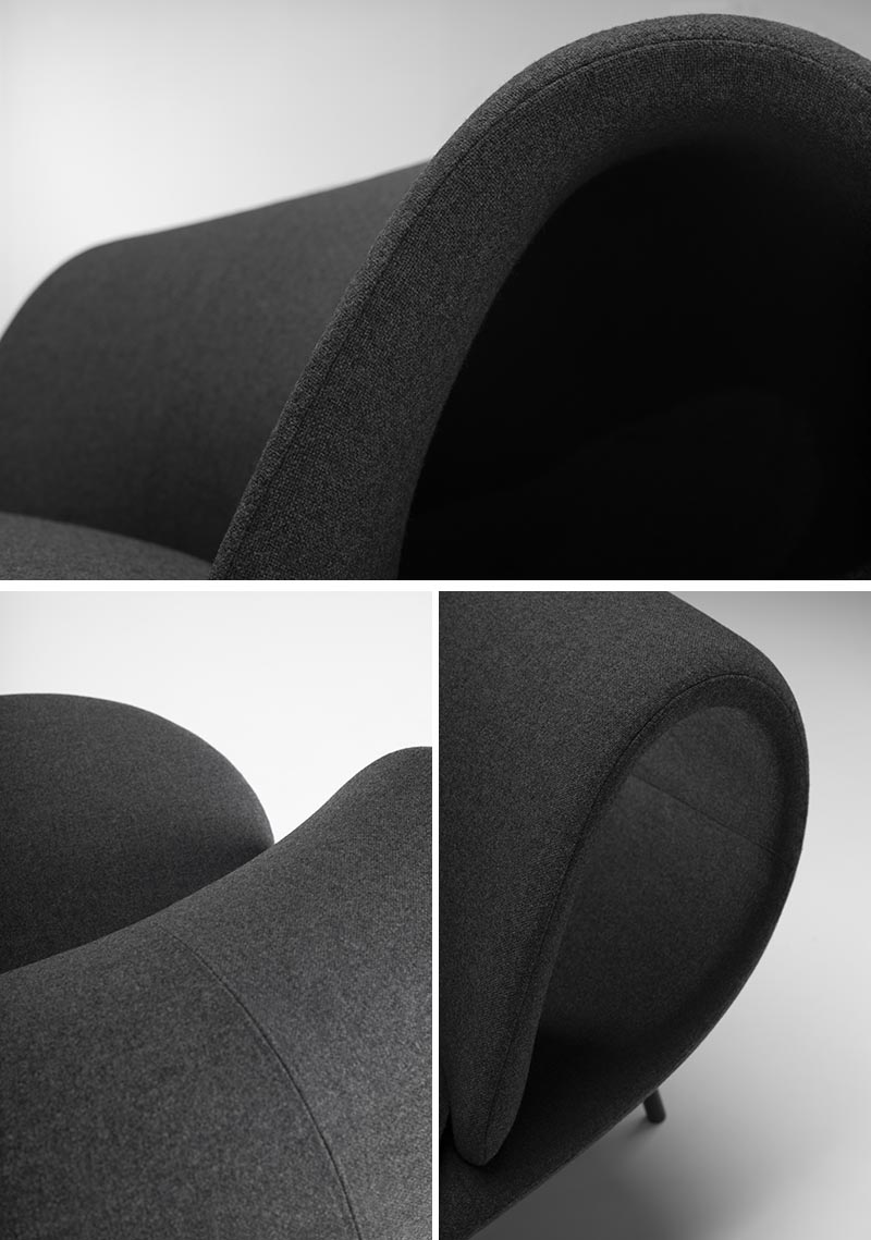 Студия Jin Kuramoto разработала The Maki Chair, современный, но минималистичный стул, форма которого была вдохновлена ​​одноименными суши. # Современная мебель # Современные кресла # Мебельный дизайн