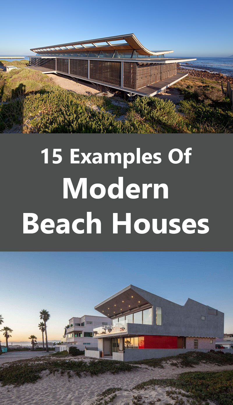 14 примеров современных пляжных домиков