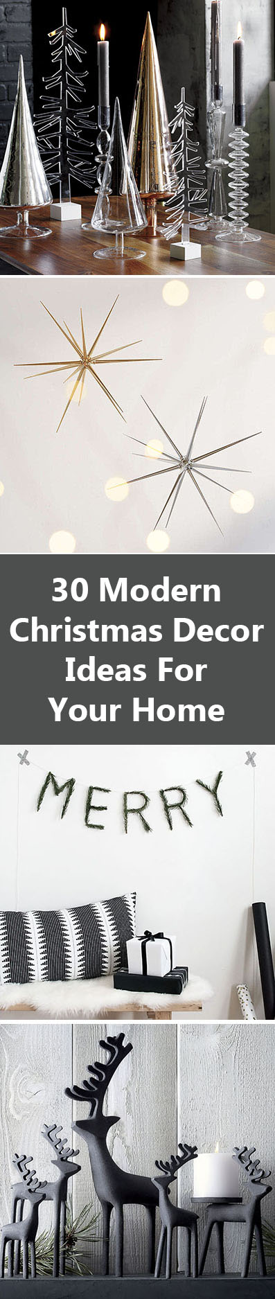 30 современных идей рождественского декора для вашего дома