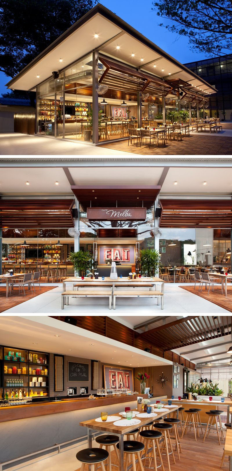 10 уникальных кофеен в Азии / Вдохновленный легким австралийским стилем жизни, designphase dba спроектировал кафе Melba в Центре искусств Goodman в Сингапуре, чтобы оно выглядело утонченно и элегантно, но в то же время расслабленно и комфортно.