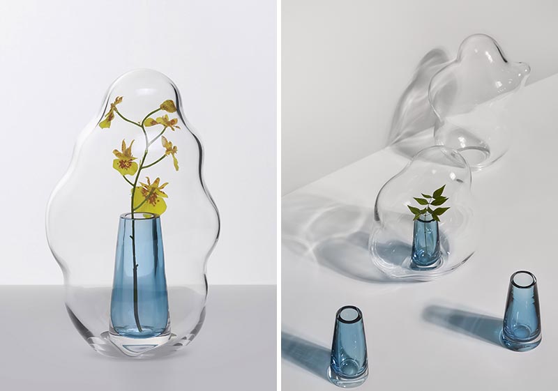 Студия дизайна Yuhsien создала коллекцию современных ваз, вдохновленных необычным и уникальным внешним видом пузырей. # МодернВазы # МодернДекор # Цветы # Флорист