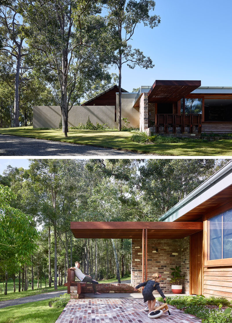  Компания Shaun Lockyer Architects (SLa) спроектировала «Greenhouse» - экологически ответственный семейный дом, построенный на территории за пределами Брисбена, Австралия. # Архитектура # Современный Дом 