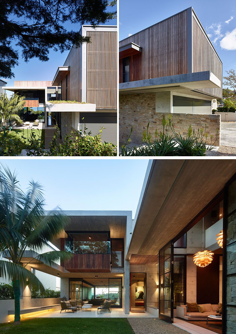  Этот дом, оформленный в стиле «бразильского модерна», сочетает в себе такие материалы, как бетон, камень, дерево и сталь. #ModernHouse #ModernArchitecture 