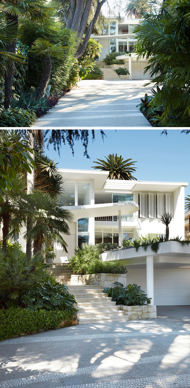  Архитектор Луиджи Росселли обновил дом в Бельвью-Хилл, Австралия, который был установлен в стиле классического модерна архитектора Джорджем Ривзом в 1963 году. #ModernHouse #ModernArchitecture 