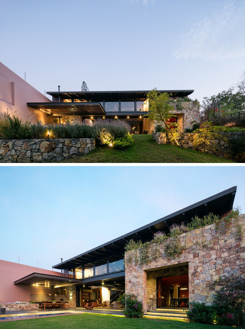 Андрес Эскобар из AE Arquitectos недавно завершил строительство Casa OM1, современного дома в Гвадалахаре, Мексика, который был спроектирован так, чтобы он мог взаимодействовать с природой.