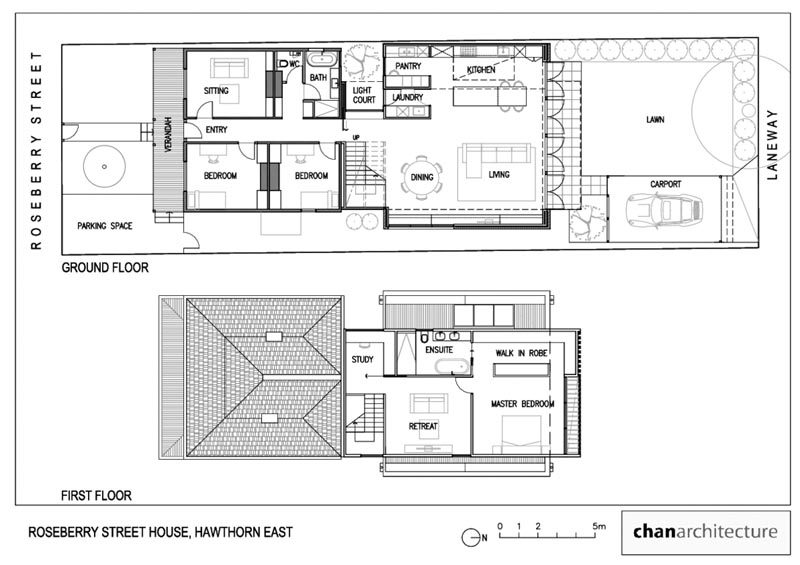 План этажа - Chan Architecture спроектировала современную пристройку двойной высоты для викторианского дома с террасой, расположенного в Мельбурне, Австралия. # МодернАрхитектура # Дизайн Дома # План пола