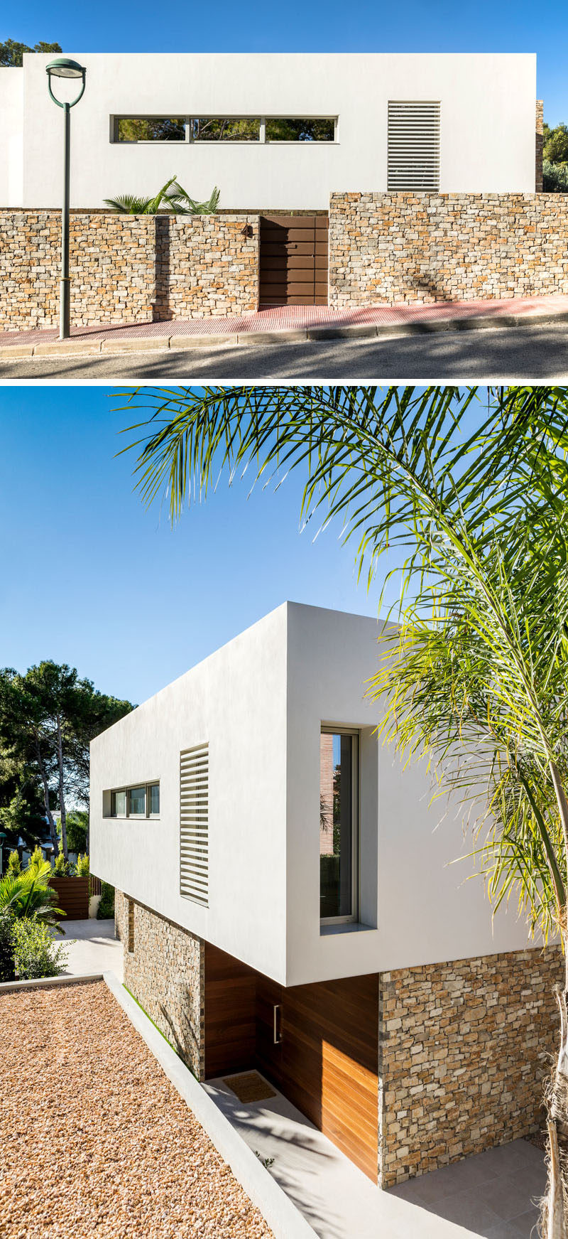 Пабло Серрано Элордуй из Dom Arquitectura недавно завершил проектирование нового современного дома в Таррагоне, город в Испании. #ModernHouse #HouseDesign #ModernArchitecture