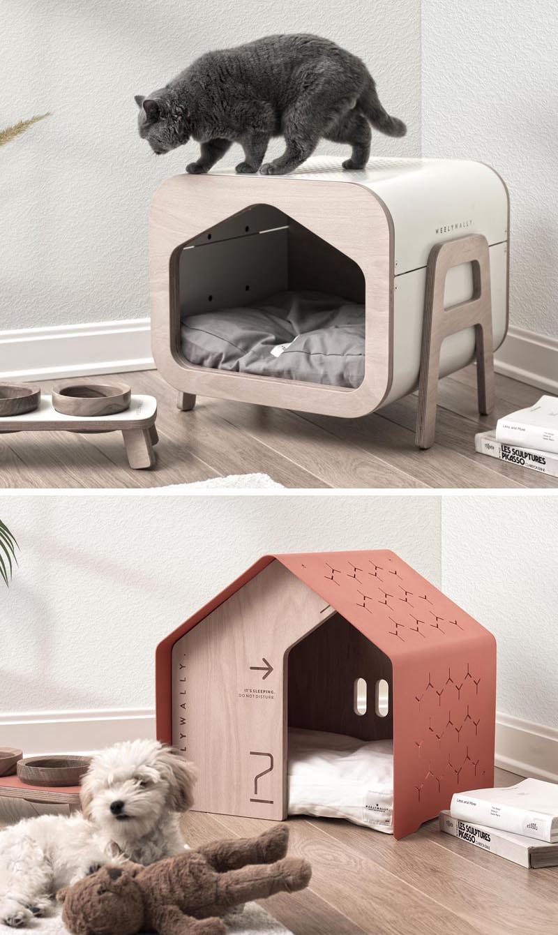 Дизайнер Онурхан Демир из WeelyWally создал коллекцию современной мебели для домашних животных, которая понравится как кошкам, так и собакам. #ModernPetМебель #ModernCatBed #ModernDogHouse