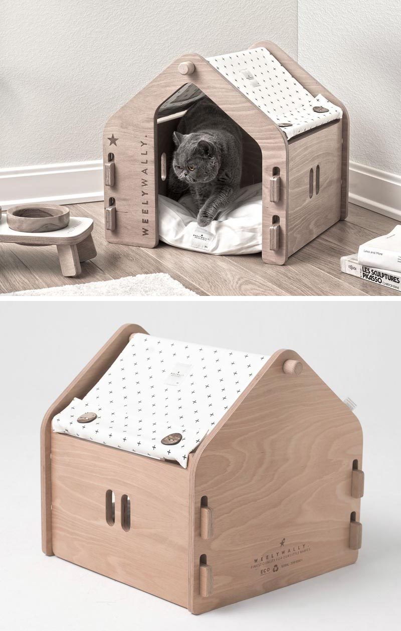 Дизайнер Онурхан Демир из WeelyWally создал коллекцию современной мебели для домашних животных, которая понравится как кошкам, так и собакам. #ModernPetМебель #ModernCatBed #ModernDogHouse