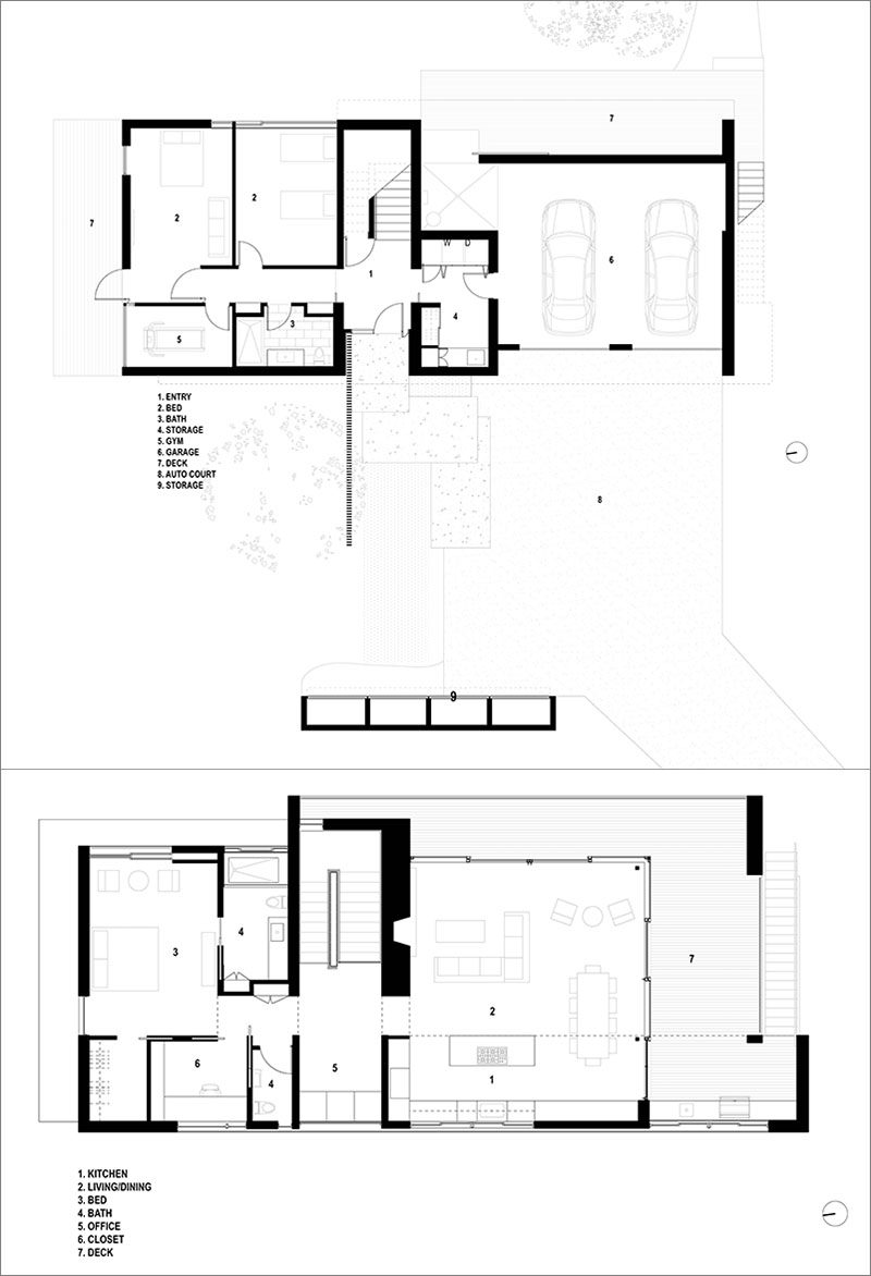  ПЛАН ЭТАЖА - RO | Компания ROCKETT DESIGN завершила строительство нового современного двухэтажного дома в Дриггсе, штат Айдахо, в окружении обширных водно-болотных угодий и возвышенностей. #ModernHouse #Con ContemporaryHouse # Архитектура 