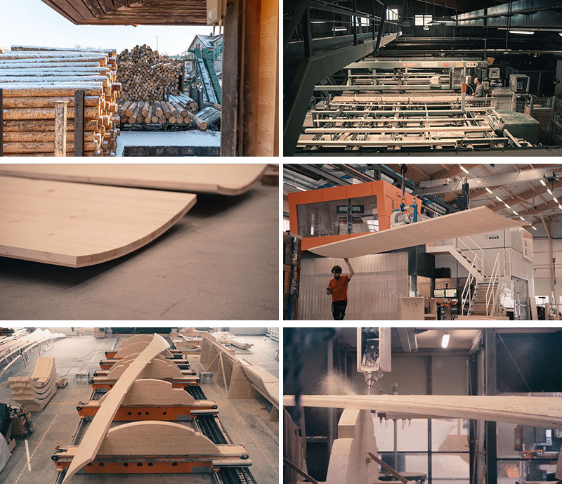  «ИЗГОТОВЛЕНИЕ» ФОТО - Башня Урбаха - первая деревянная конструкция, сделанная из самовоспламеняющихся компонентов, и она служит знаковым зданием для вклада города Урбаха в Remstal Gartenschau 2019. #Architecture #Design #Sculpture 