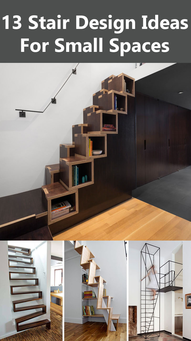 13 идей дизайна лестницы для небольших помещений