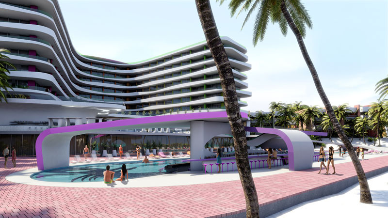 Этот курорт в Канкуне будет обновлен по проекту Карима Рашида 
