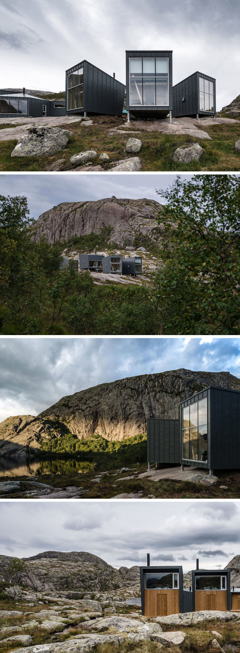 Горные домики Скопет в Соддатьерне, Норвегия (спроектированы архитекторами KOKO) 