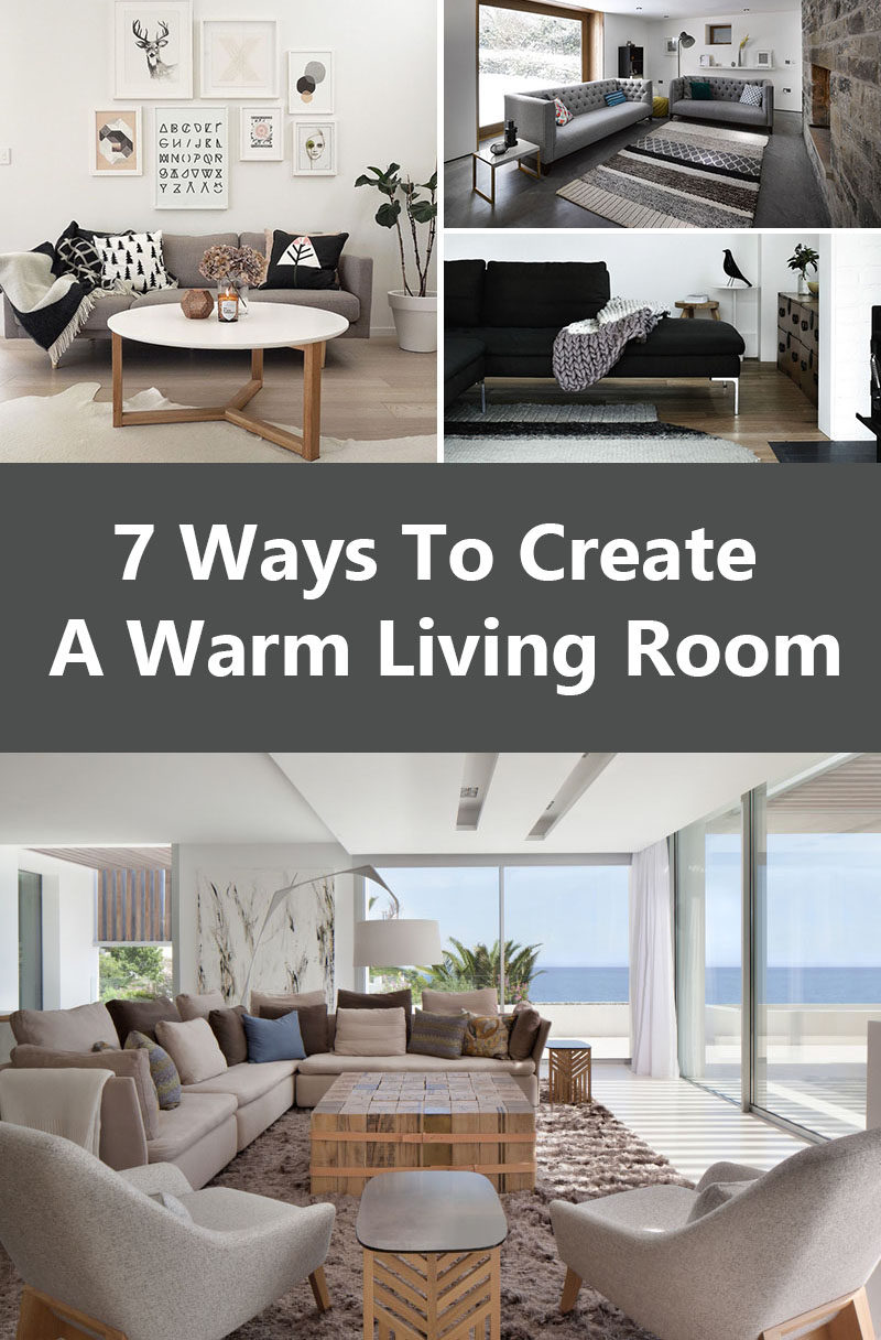 7 способов создать теплую гостиную